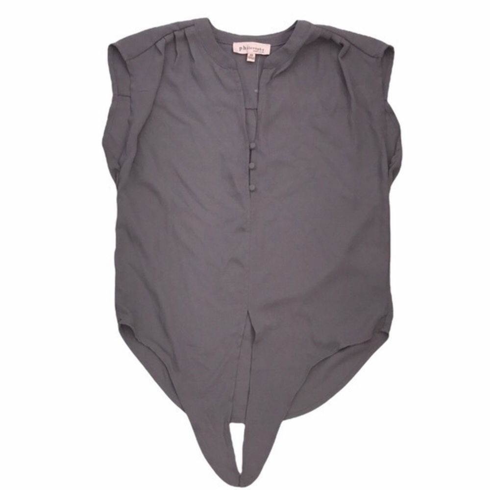 Philosophy Front Tie Blouse - Picture 2 of 8